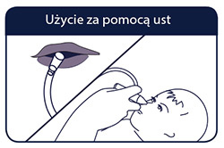 Mediblink M400 Aspirator 2w1 użycie za pomocą ust