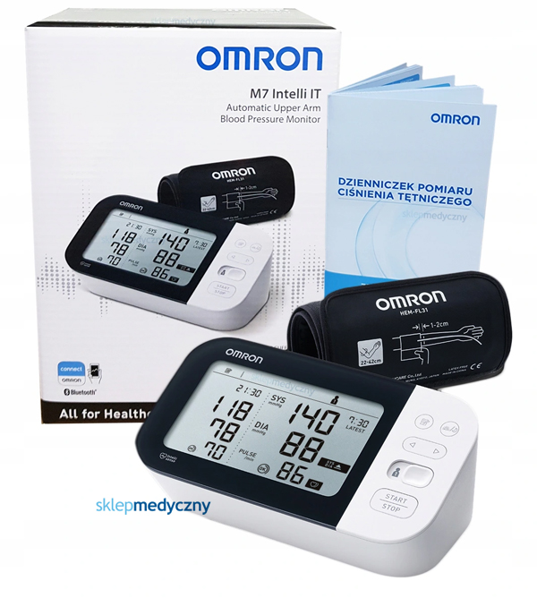 Ciśnieniomierz Omron M7 Intelli IT HEM-7361T-EBK HEM-7155T-EBK