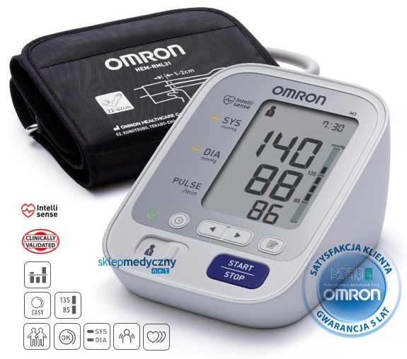 Nowość 2014! Ciśnieniomierz Omron M3 HEM-7131-E