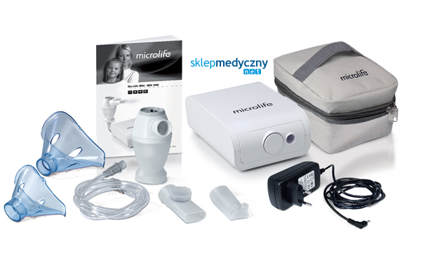 Przenośny inhalator Microlife NEB 1000 - w zestawie