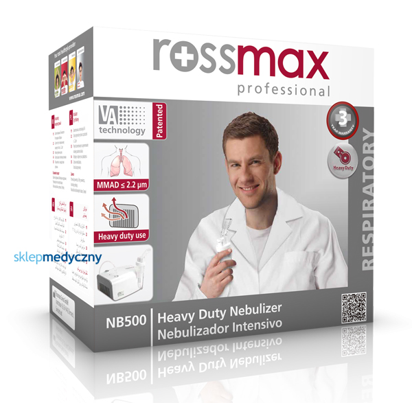 Rossmax NB500 Inhalator tłokowy do pracy ciągłej