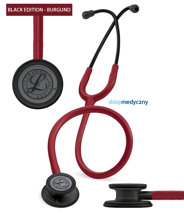 Stetoskop Littmann Classic III Black Edition 5868 burgund