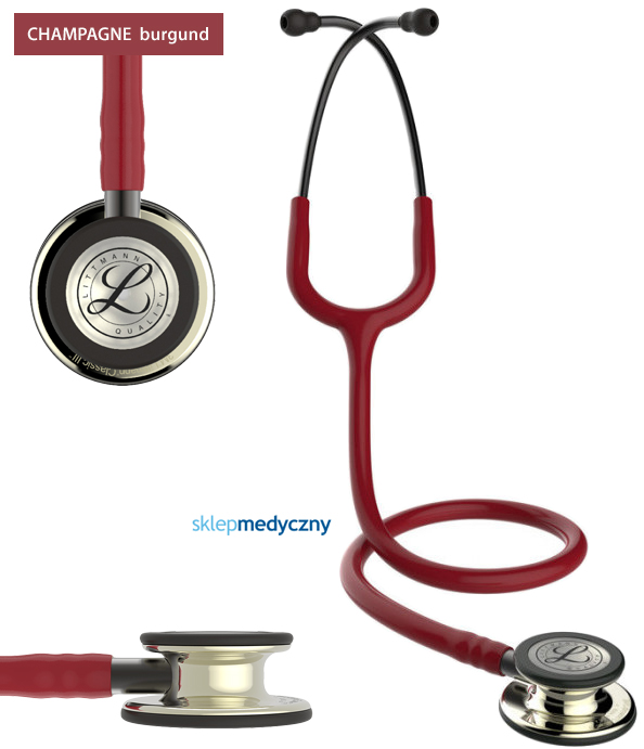 Stetoskop Littmann Classic III Champagne Edition 5864 burgund