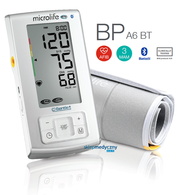 Microlife BP A6 BT - wykrywa migotanie przedsionków