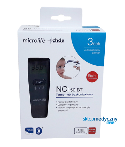 Microlife NC 150 BT termometr bezdotykowy kartonik