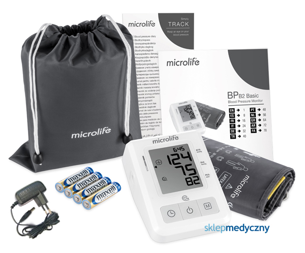 Microlife B2 BASIC - wykrywa arytmię