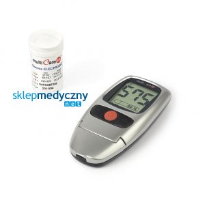 MultiCareIn Urz±dzenie do pomiarów 3 w 1 : glukoza, cholesterol i trójglicerydy