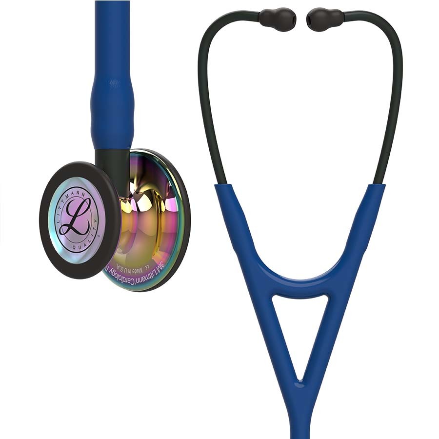 Stetoskop Littmann Cardiology IV High Polish Rainbow Finish ciemnoniebieski 6242