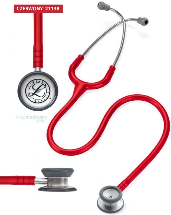 Stetoskop 3M Littmann Classic II Pediatric Czerwony 2113R