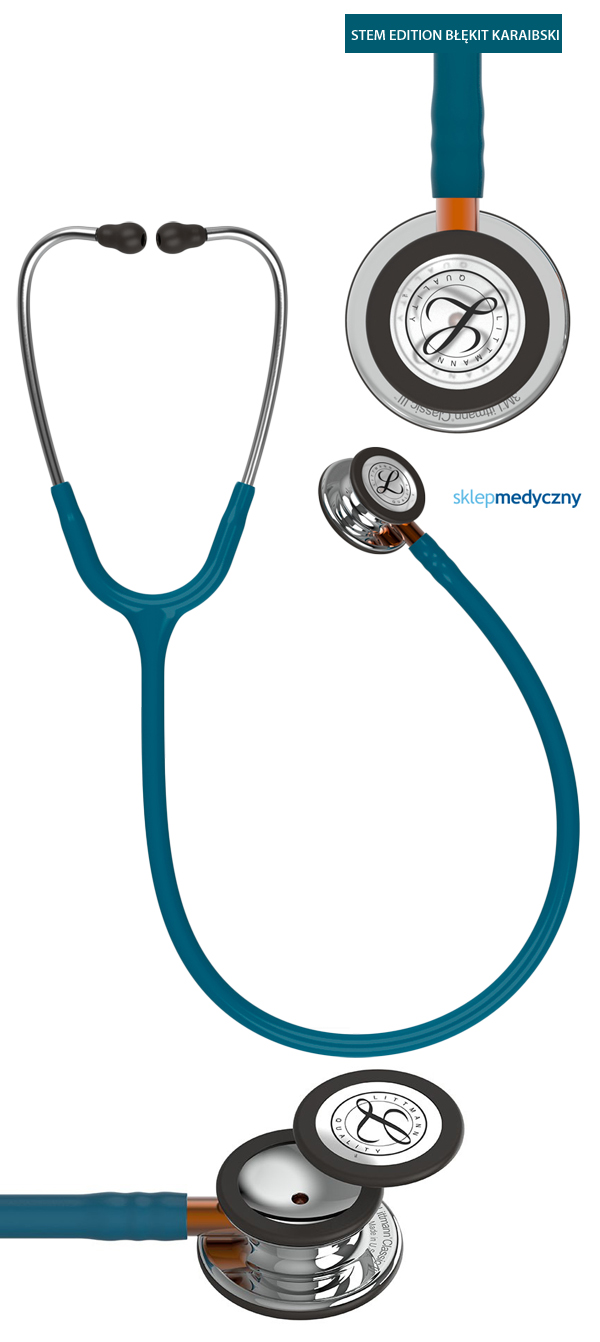 Stetoskop Littmann Classic III STEM Edition błękit karaibski 5874