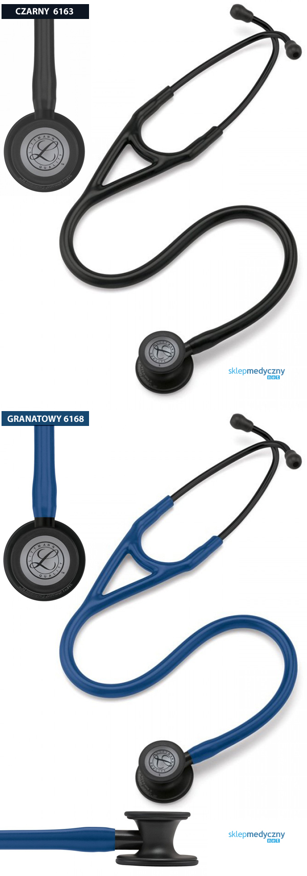 Stetoskop Littmann Cardiology IV Black Finish