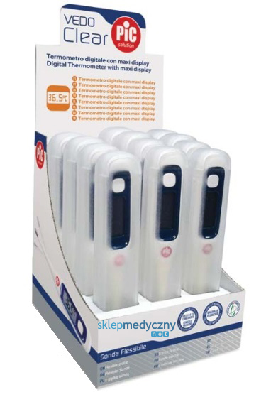 Termometr elektroniczny lekarski Pic Solution Vedo Clear